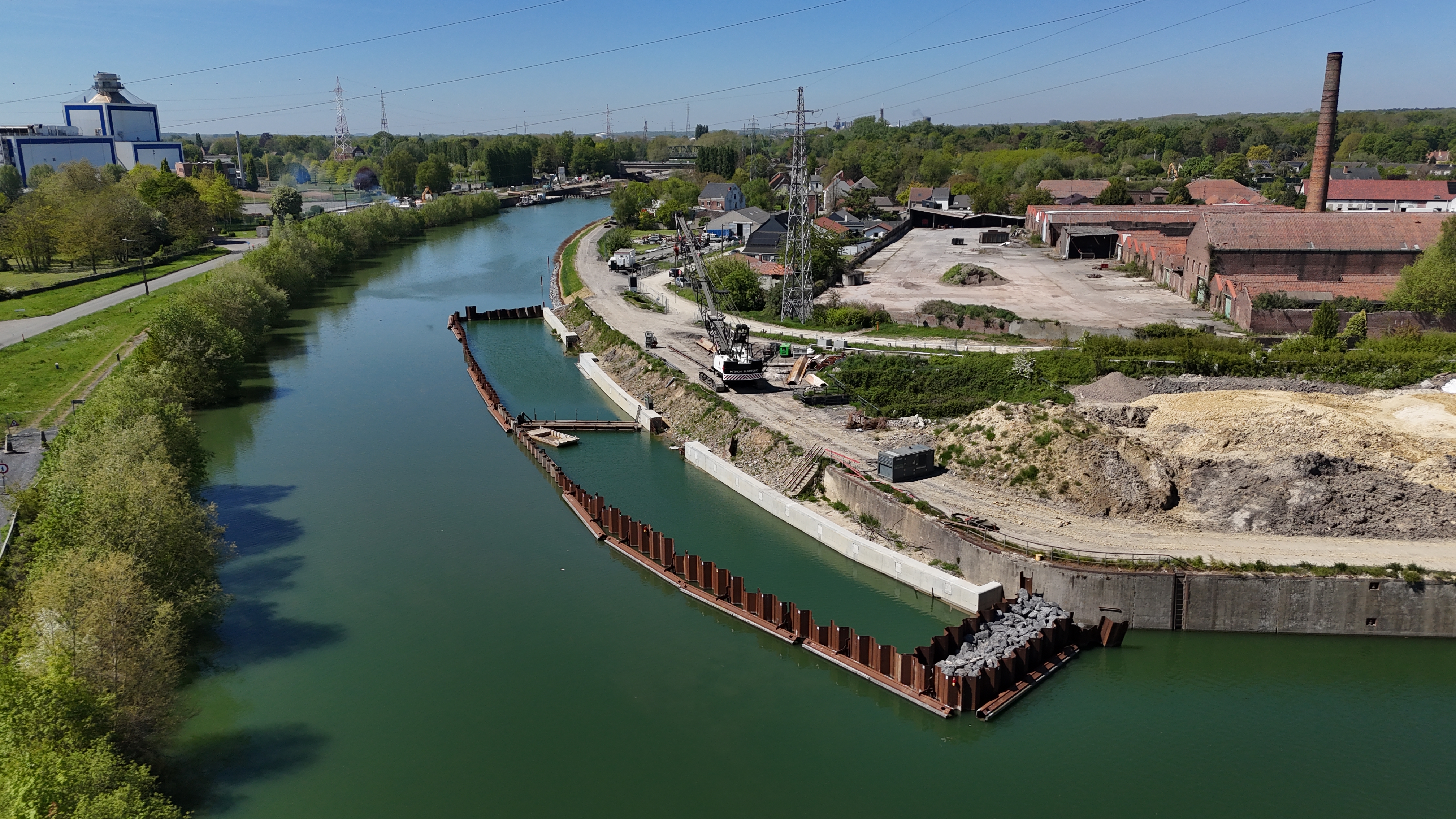 élargissement du canal Nimy-Blaton