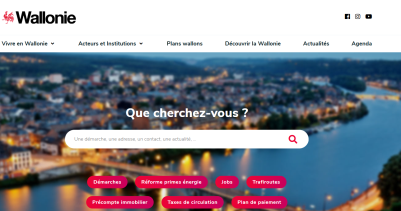 écran Wallonie.be