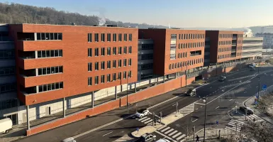 Vue du bâtiment du SPW boulevard Cauchy
