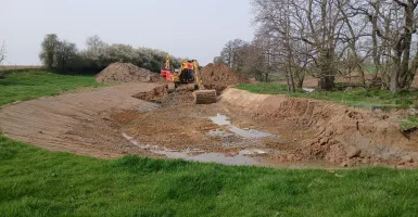 travaux sur ruisseau 