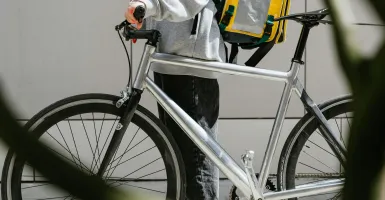 livreur à vélo