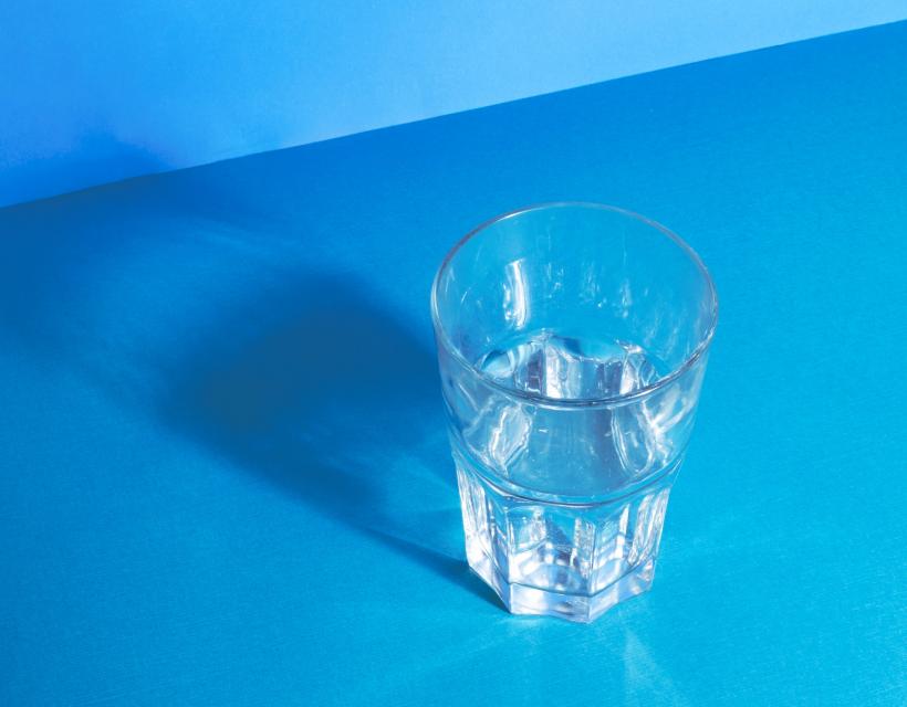 verre d'eau du robinet